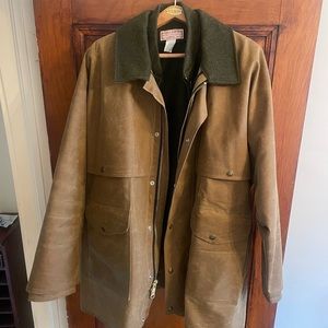 New Tin Cloth Field Jacket Large, with Mackinaw zip in vest liner Large